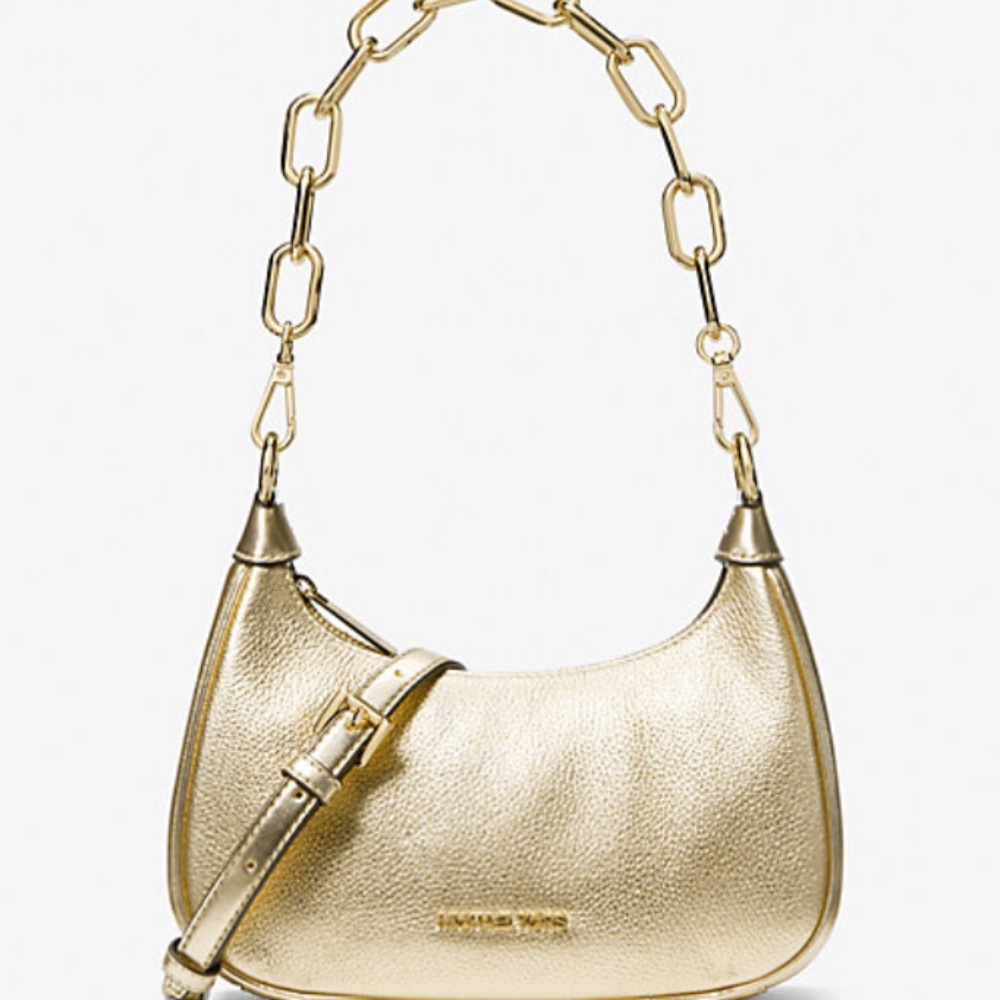 Michael Kors Gold Mini Cora Pouchette